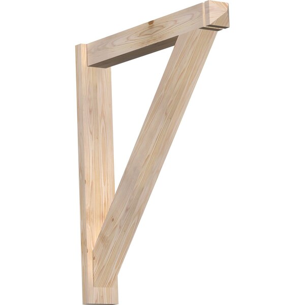 Ekena Millwork Traditional Arts & Crafts Smooth Outlooker, Douglas Fir, 5 1/2"W x 34"D x 40"H OUT06X34X40TRA03SDF - main